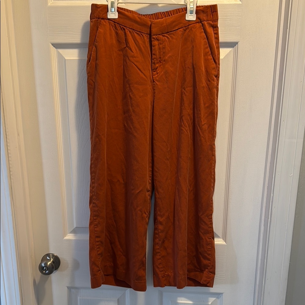 Old Navy Rust Wide-Leg Trousers